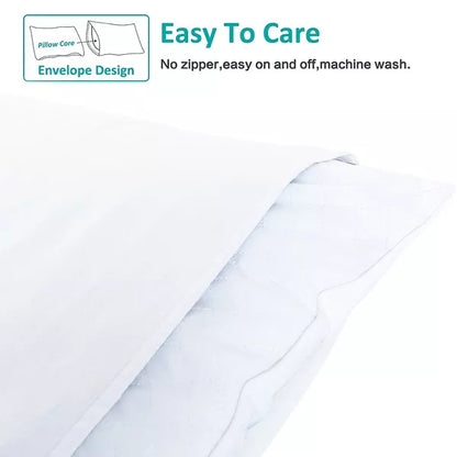 Brushed Microfiber Body Pillowcase, Super Soft Body Pillow Cover with Envelope Closure, 20x54 Inches - NTBAY