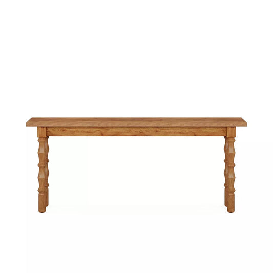 Resenkos Entryway Table, Console Sofa Table,70.9" Console Table, Wood Sofa Table Behind Couch Brown