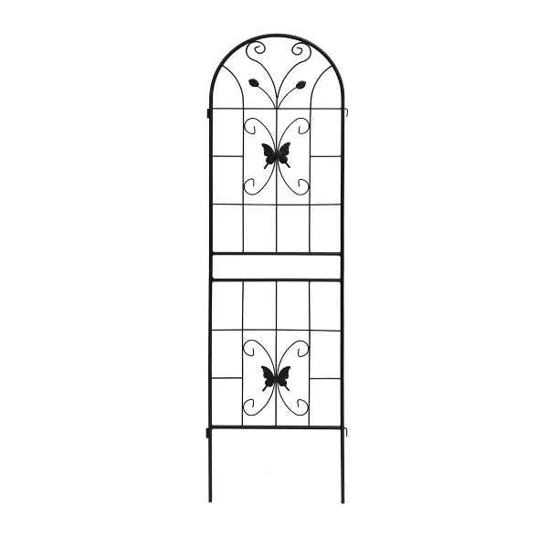 Wooakway 2 Pack Metal Garden Trellis 71" x 19.7" Rustproof Trellis for Climbing Plants Outdoor Flower Support