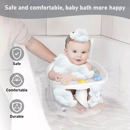 BabyBond Baby Bath Seat Bath Seats for Babies Sitting Up Infant Bathtub Chair with Suction Cup