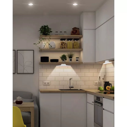 Rossetta (Set of 2) Under Cabinet Lights 78 LED Battery Operated White: Motion Sensor, 4500mAh USB Rechargeable