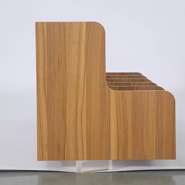 Resenkos Bookshelf, Bookcase Standing Shelf Unts,6-Tier Corner Bookshelf, 64.96" Corner Bookcase with Anti-Drop Panel,White