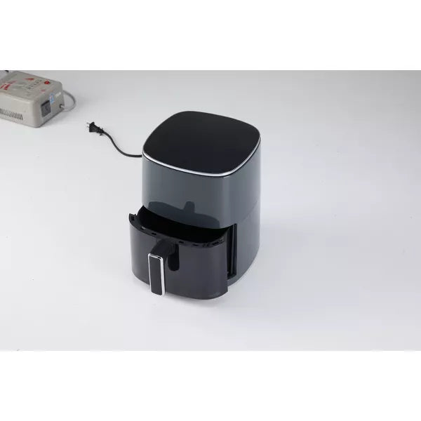 GreenEver Air Fryer 6 Quart Capacity with Window Square Air Fryer 12-in-1 Air Fry, Roast, Reheat, Dehydrate, Bake, Steam with 400F