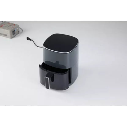 GreenEver Air Fryer 6 Quart Capacity with Window Square Air Fryer 12-in-1 Air Fry, Roast, Reheat, Dehydrate, Bake, Steam with 400F