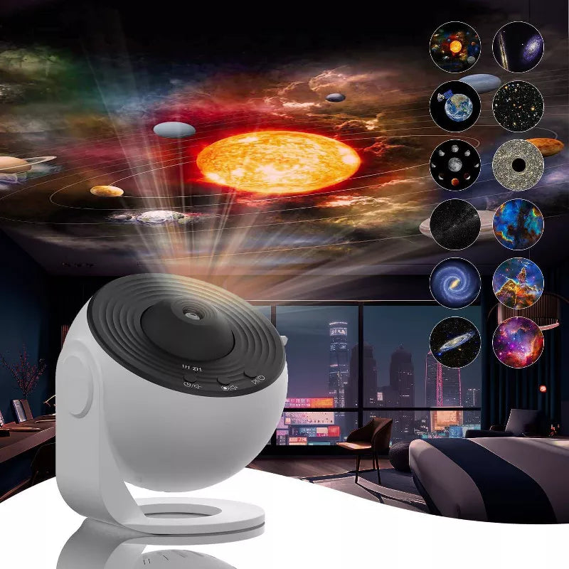Rossetta 4K Star Projector and Planetarium White