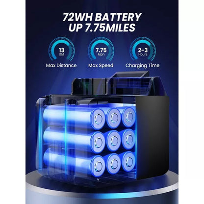 Mastgoal 6.5in Self Balancing Scooter -500W All Terrain Scooter with LED Lights & Bluetooth Speaker, Max Load 176lbs, for Ages 6-12 Kids