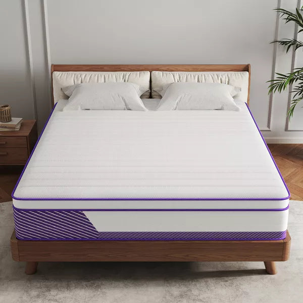 CHEVNI 12-14 Inch Mattress in a box Hybrid Spring Memory Foam Medium Firm