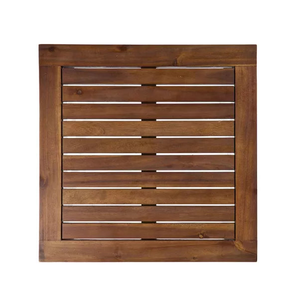 Wooakway Square Outdoor Side Table, Patio Coffee Table for Yard Garden