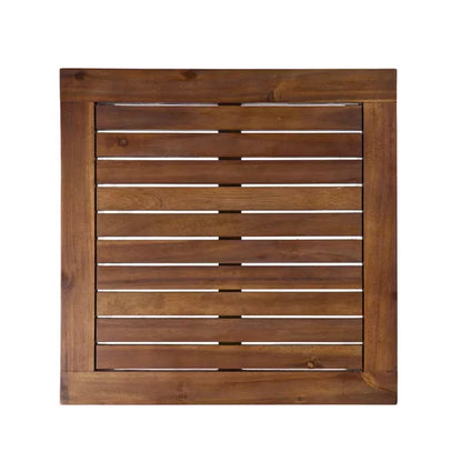 Wooakway Square Outdoor Side Table, Patio Coffee Table for Yard Garden