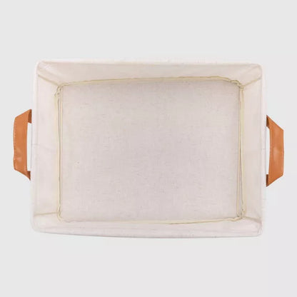 VUSIGN Non-Woven Storage with Handle Medium Light Beige