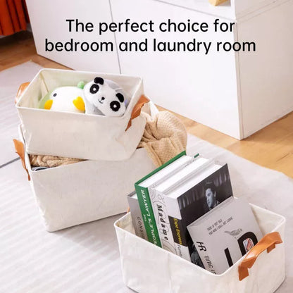 VUSIGN Non-Woven Storage with Handle Medium Light Beige