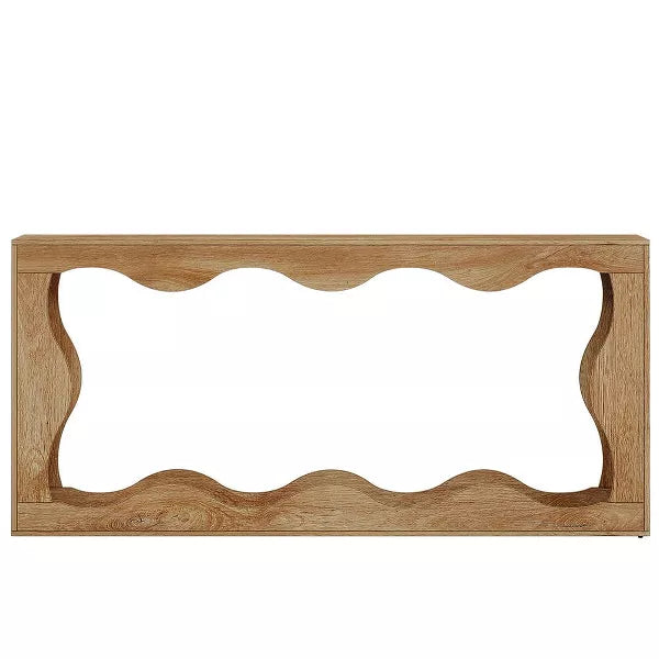 Resenkos Entryway Table, Console Sofa Table,63" Console Table, Farmhouse Entryway Table Couch Table Behind Sofa