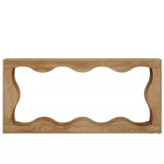 Resenkos Entryway Table, Console Sofa Table,63" Console Table, Farmhouse Entryway Table Couch Table Behind Sofa