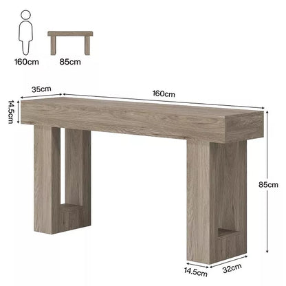 Resenkos Entryway Table, Console Sofa Table,63-Inch Console Table, Farmhouse Wooden Sofa Table Entryway Table,Rustic