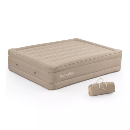 Naturehike Durable Queen Air Mattress, Raised Comfort Blow Up Mattress for Kids & Adults, Inflatable Bed with Storage Bag for Home, Travel & Camping