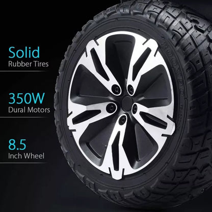 Mastgoal 8.5 inch 700W off-Road Hoverboard - All Terrain Hoverboard with Bluetooth Speaker and LED Lights, 10 mph, 265lbs Loads