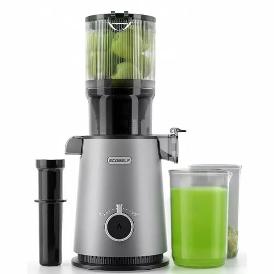 Aeitto Cold Press Juicer,juicer machine with 4.35" Large Feed Chute Fit Whole Fruits and Vegetables & Easy to Clean