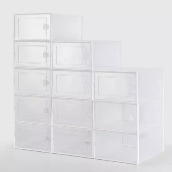 VUSIGN 9.2''X5.6'' Basic Shoe Box Storage Small Clear