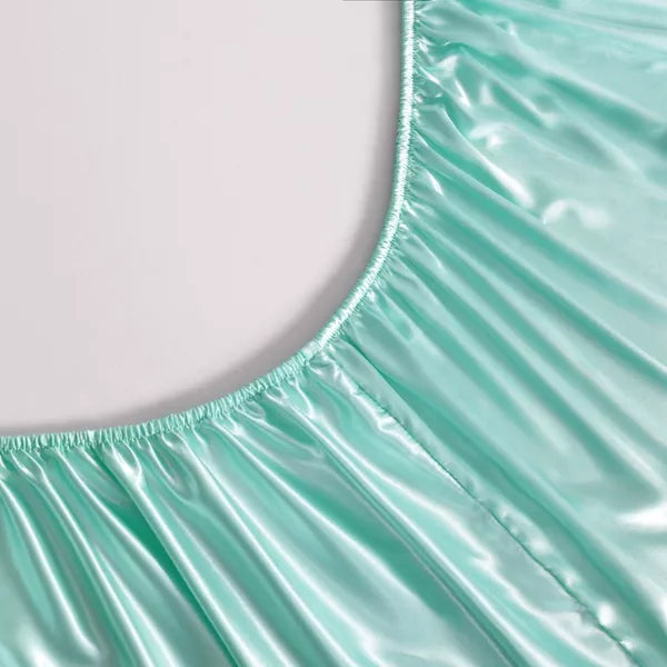 3/4 Pieces Satin Bed Sheet Set, Silky Cooling Soft Sheet Set - NTBAY