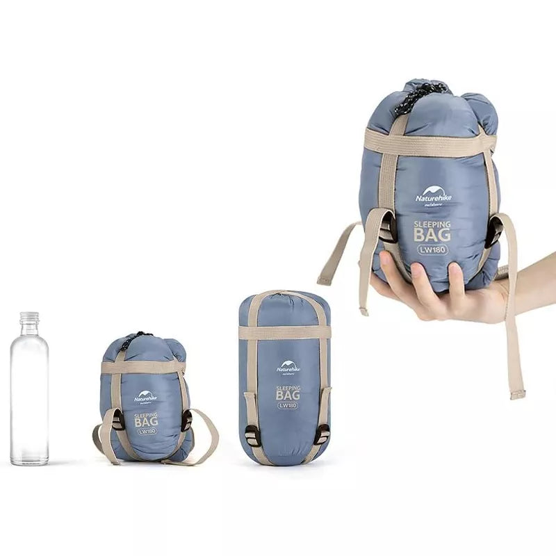 Naturehike Envelope Cotton Sleeping Bag for Adults and Kids 3-4 Season Lightweight Waterproof Camping Sleeping Equipment