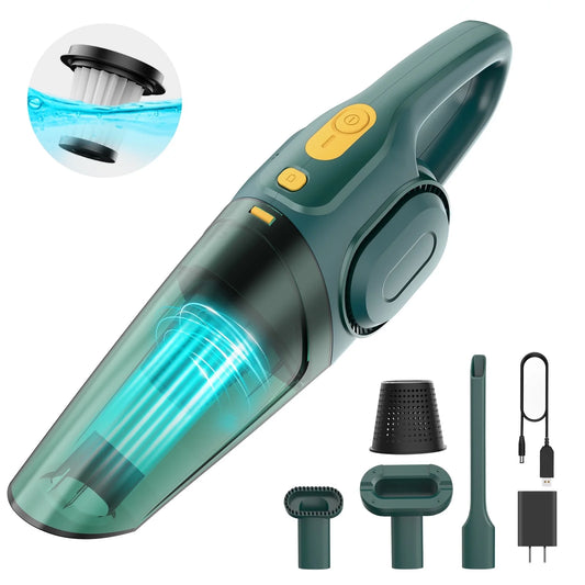 KOSIY Cordless Hand Vacuum 8kpa Powerful Portable Car Vacuum Cleaner for Car Wet and Dry Clean