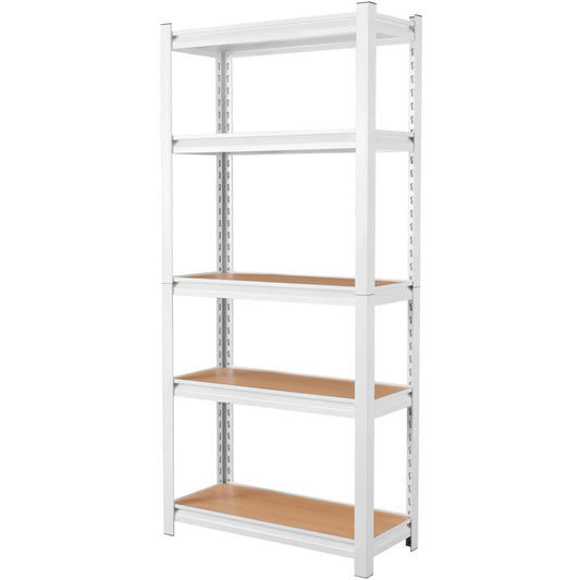 TrumanPick Garage Storage Shelves 5 Tire 28''x12''x 63''Metal Adjustable Heavy Duty Storage Rracks and Shelving for Kitchen Closet, White