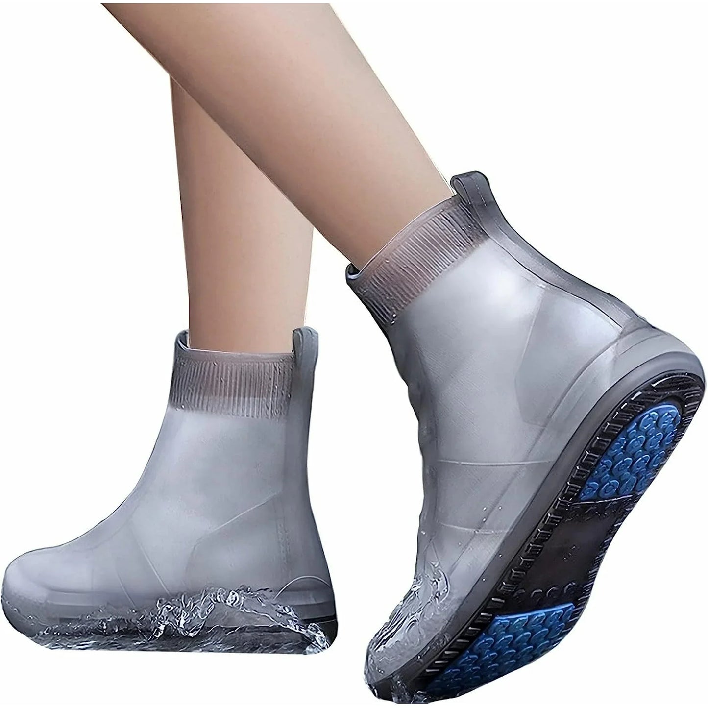 Waterproof Shoe Covers, Reusable Shoe Covers Non-Slip Shoes Boots for Outdoor Cycling Camping Fishing Travel