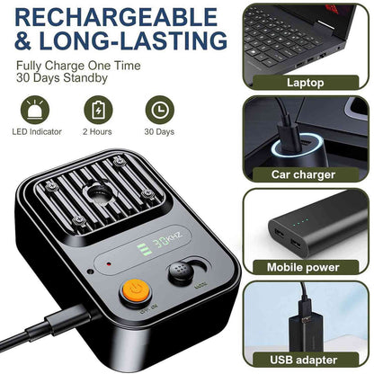 Anti Barking Devices, Auto Dog Barking Control Devices with 3 Modes, Rechargeable Ultrasonic Dog Bark Box Dog Barking Deterrent Devices, 50Ft Effective Stop Barking Dog Devices